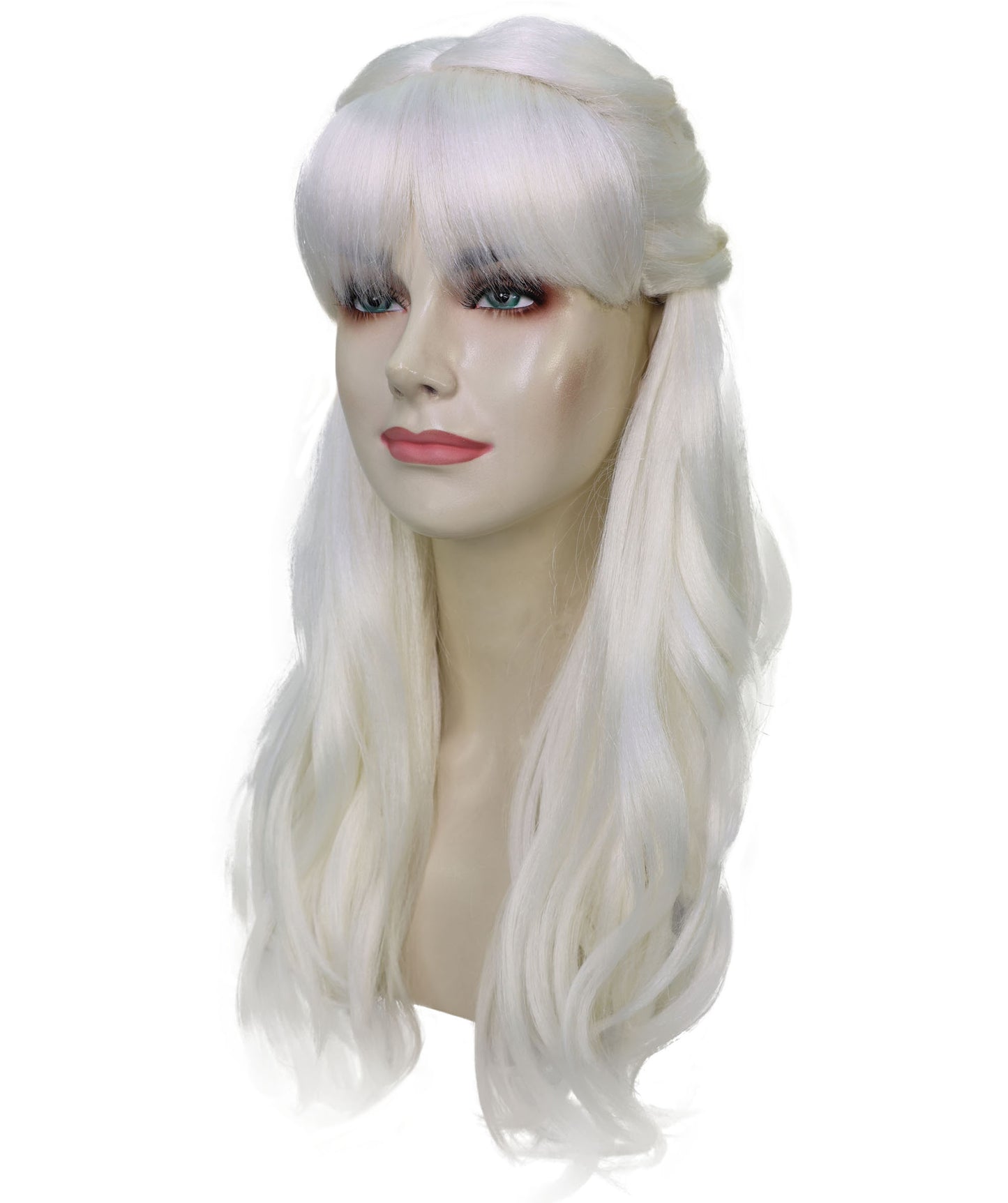 HPO Women's Curly Long Length Trendy Keepsake Multiple Color Options Wig