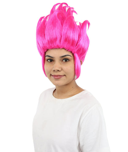 HPO Multiple color Sea Witch Wig – Curly Tentacle-Inspired Fancy Dress Wig for Women – Ocean Sorceress Cosplay Hair