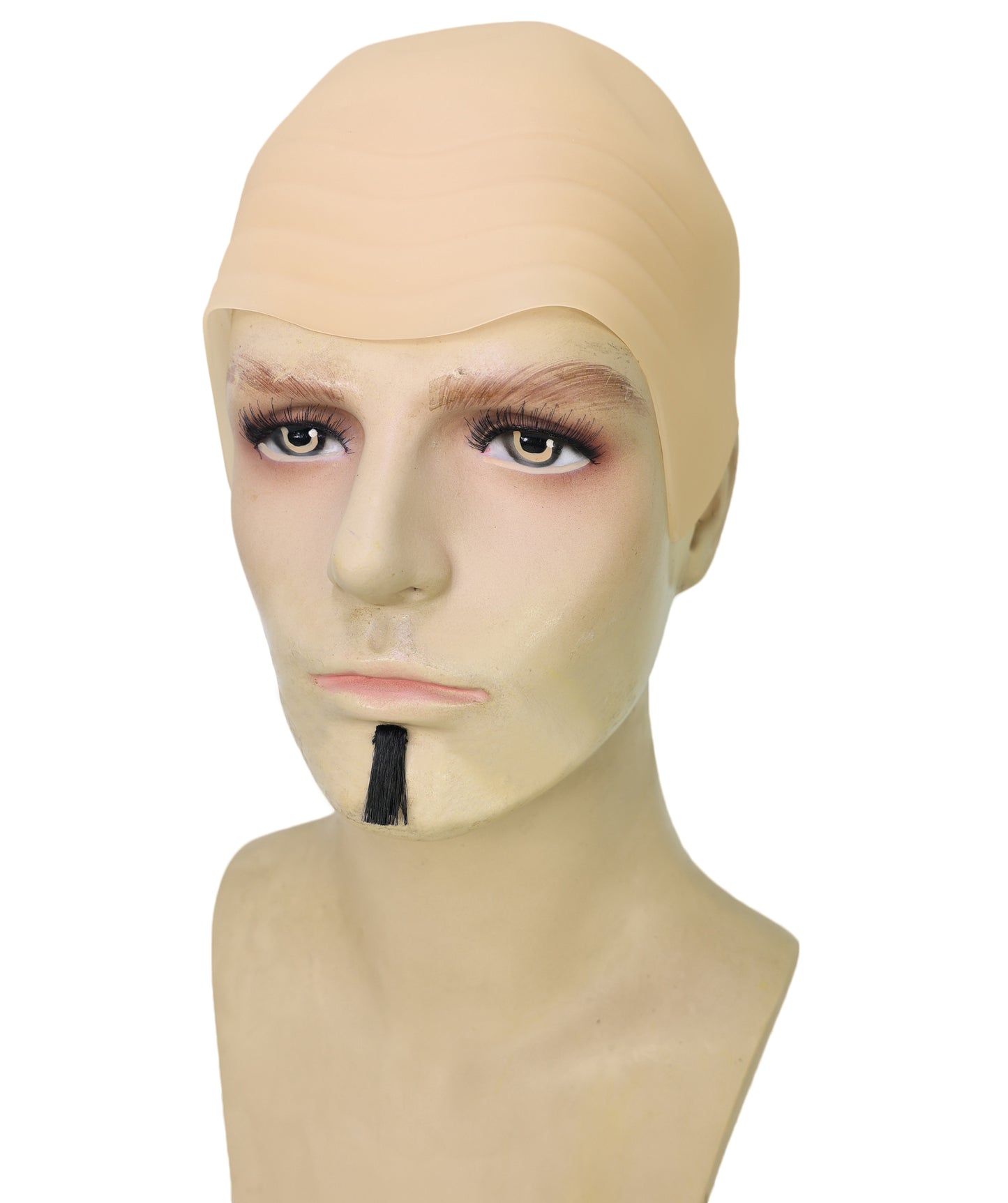 Mr. Worldwide Superstar Costume Kit – Pitbull Bald Cap & Black Goatee Beard – Funny Halloween, Party, Music Icon Dress Up Set for Adults – One Size Fits Most