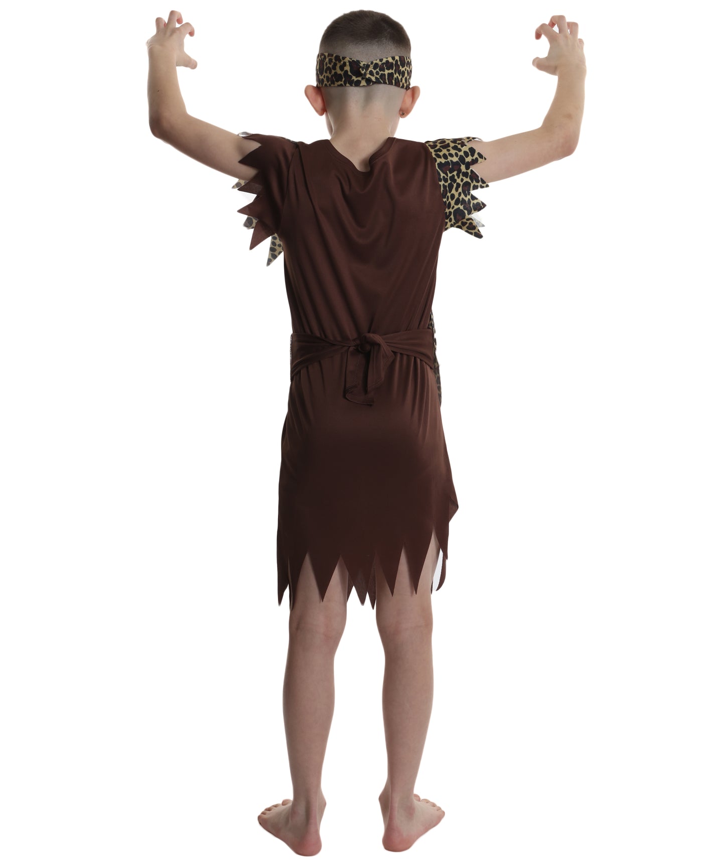 HPO Teen Dramatic Little Caveboy Costume| Suitable for Halloween | Flame-retardant Synthetic Fabric