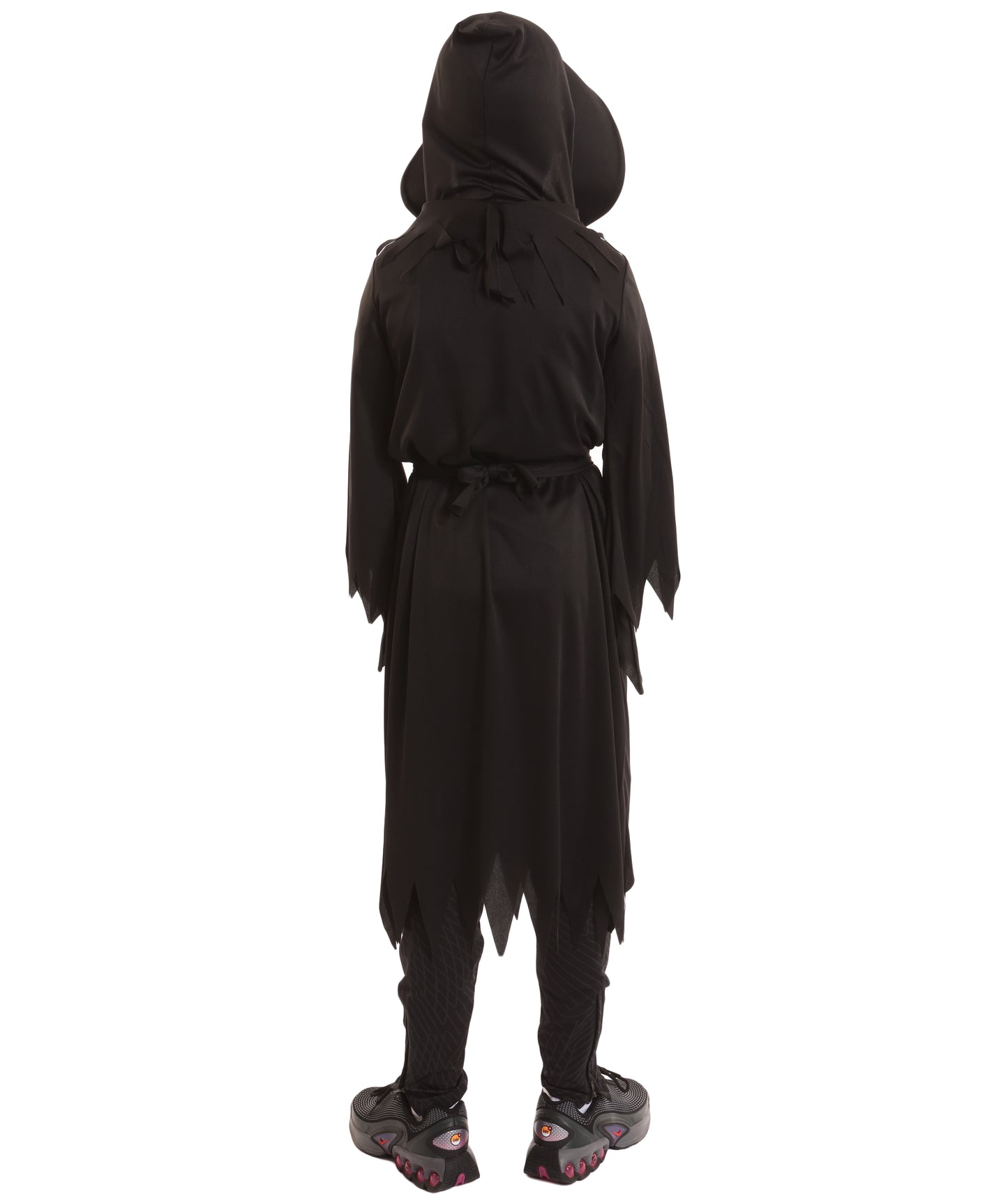 HPO Teen's Phantom of Darkness Black Costume | Gothic Cloak & Mask Not Includer | Dark Fantasy Halloween Cosplay Attire for Stage, Party & Roleplay