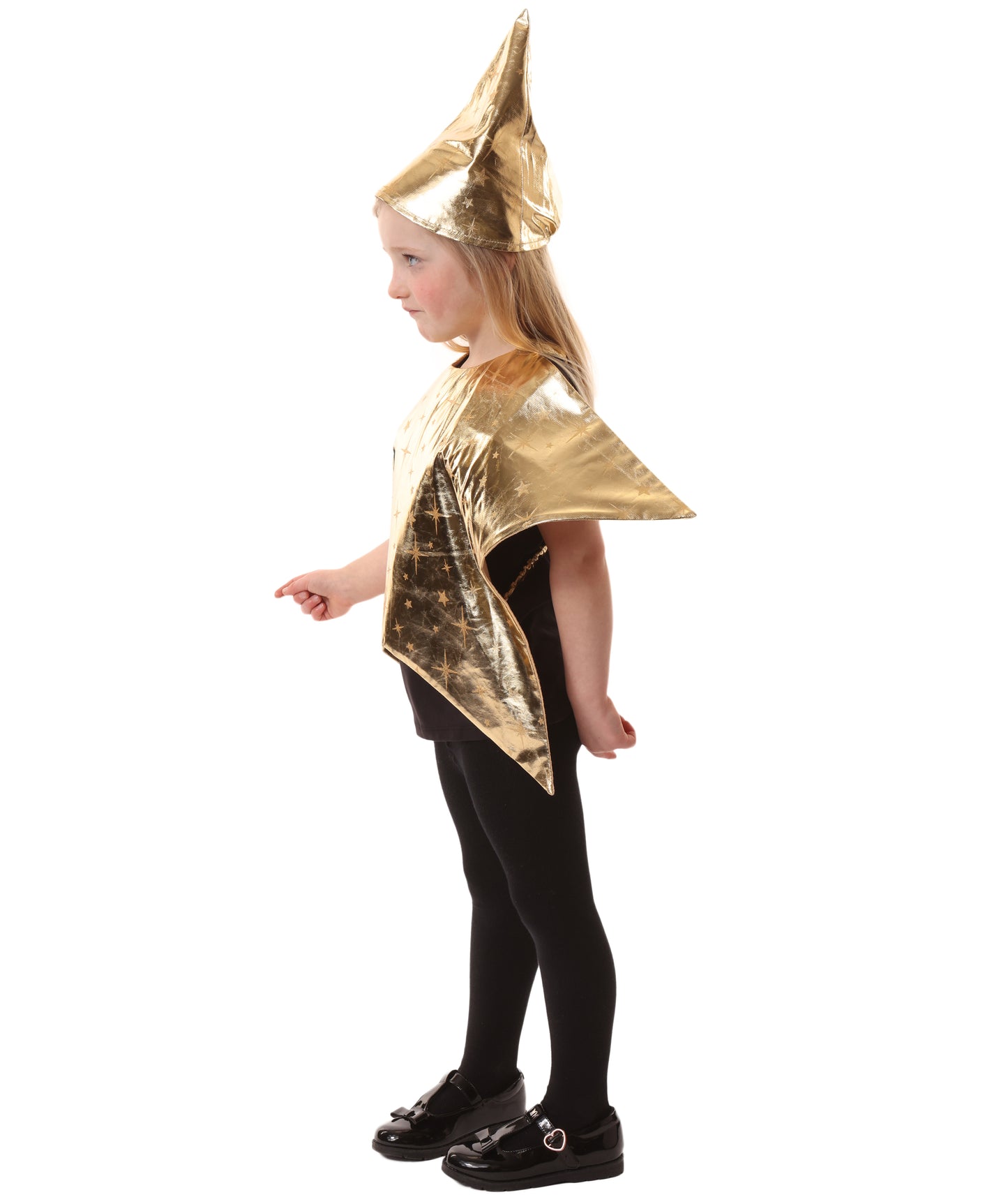 HPO Teen Nativity Star Costume | Golden Star Dress with Headpiece | Christmas Pageants, Holiday Plays, Themed Parties & Stage Performances