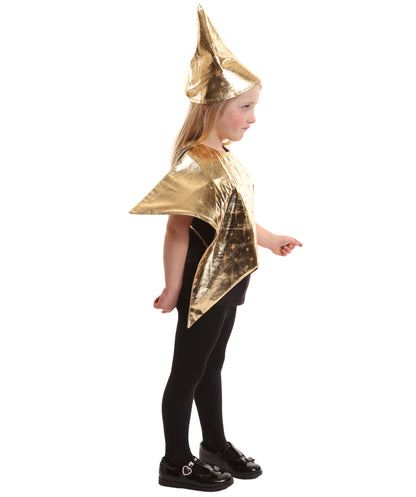 HPO Teen Nativity Star Costume | Golden Star Dress with Headpiece | Christmas Pageants, Holiday Plays, Themed Parties & Stage Performances