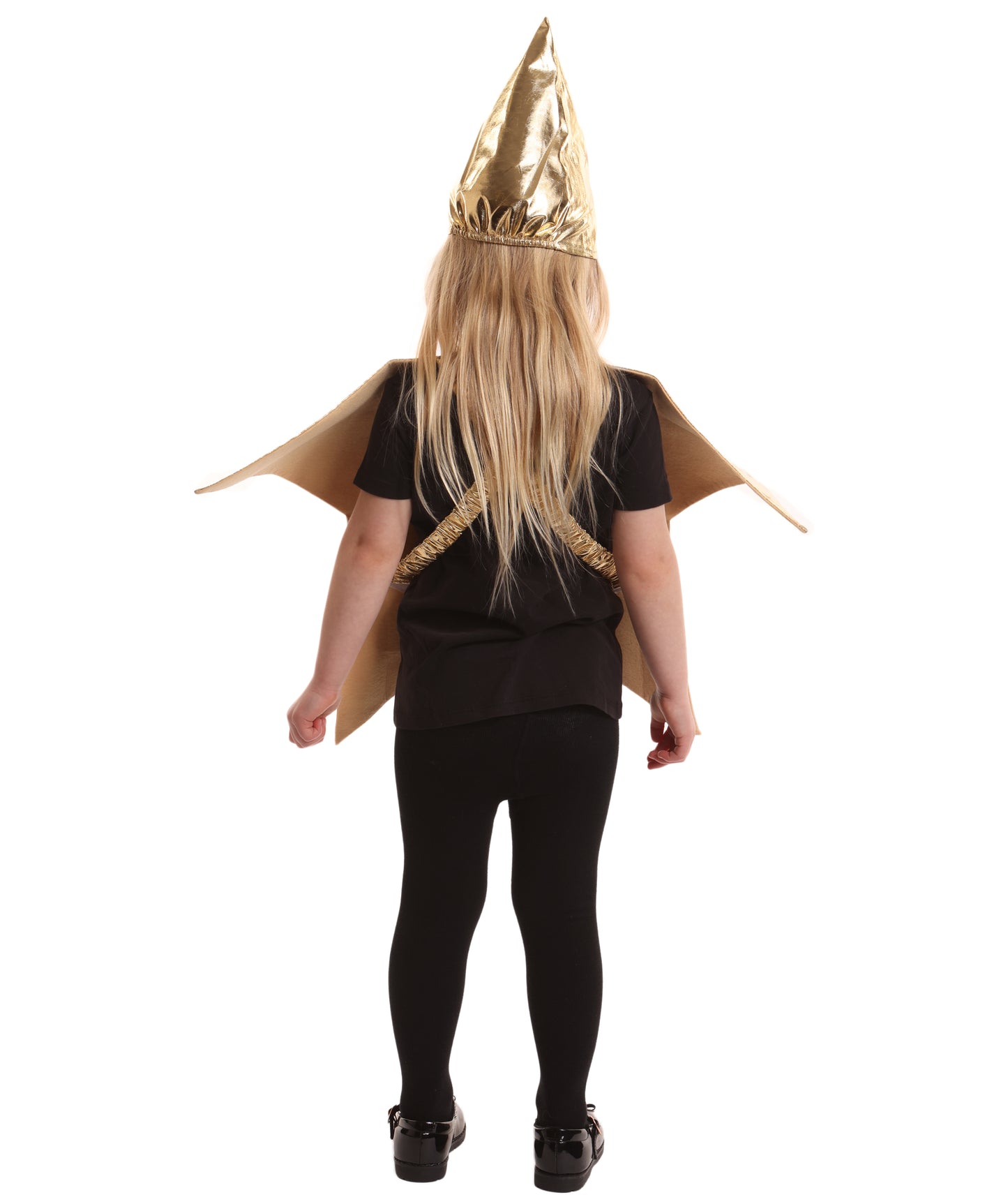 HPO Teen Nativity Star Costume | Golden Star Dress with Headpiece | Christmas Pageants, Holiday Plays, Themed Parties & Stage Performances
