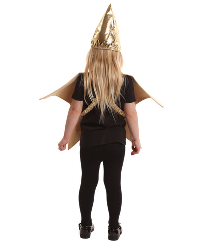 HPO Teen Nativity Star Costume | Golden Star Dress with Headpiece | Christmas Pageants, Holiday Plays, Themed Parties & Stage Performances