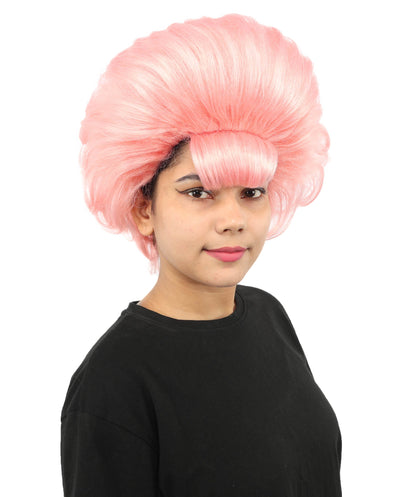 Women's Voluminous Retro Wig | Multiple Color Options, create of synthetic fiber, teased curly volume, breathable capless cap | Party, Halloween, theater, drag, performance, costume events