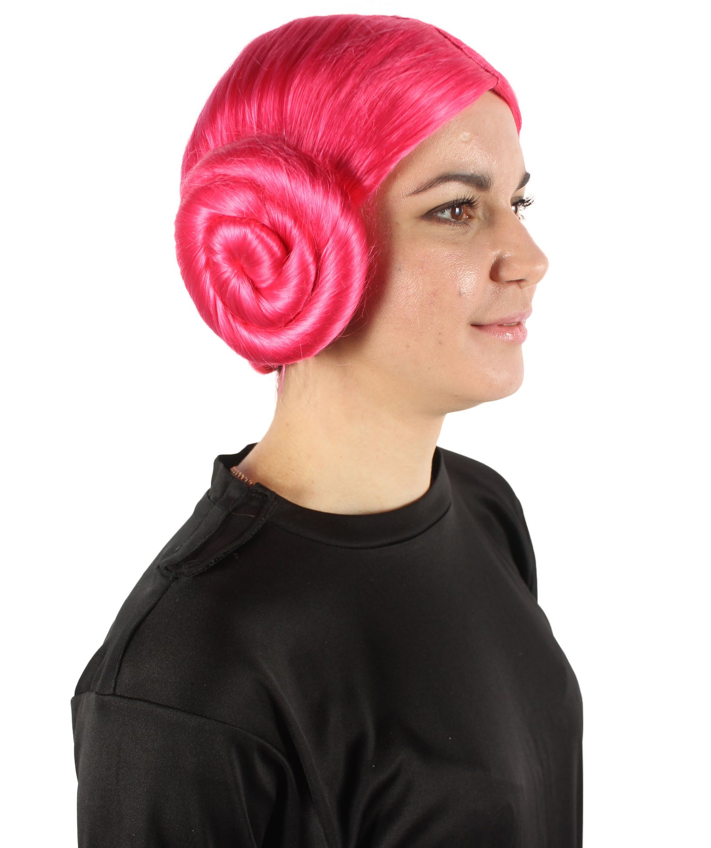 HPO Multiple Space Bun Wig – Sci-Fi Inspired Fancy Dress Costume Wig for Women – Galactic Hero Wig