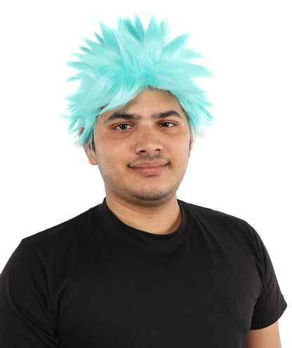 HPO Adult Men's Japanese Superhero Manga Spiky Wig |  Multi Color Options