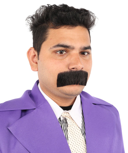 HPO Men's Human Hair Mustache Fancy Facial Hair
