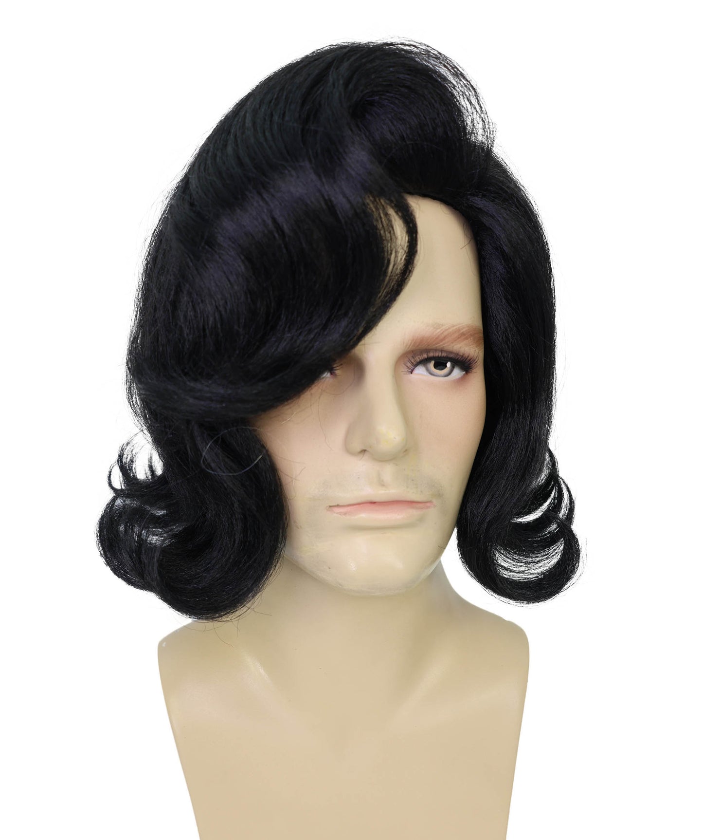 HPO Men's Comedy Movie Character Layered Textured Hair Wig I Flame-retardant Synthetic Fiber