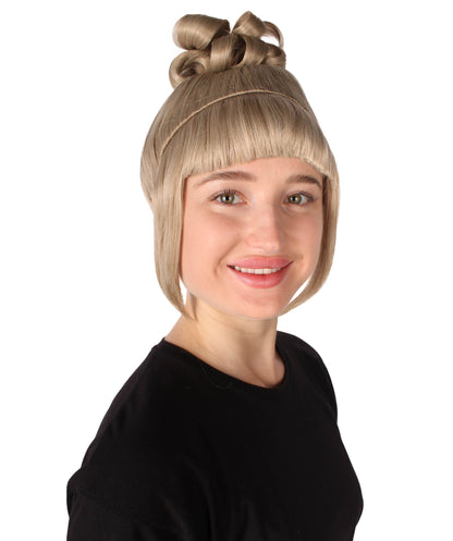 HPO  Women's Halloween Animated Lucy Updo Wig | Multiple Color Options
