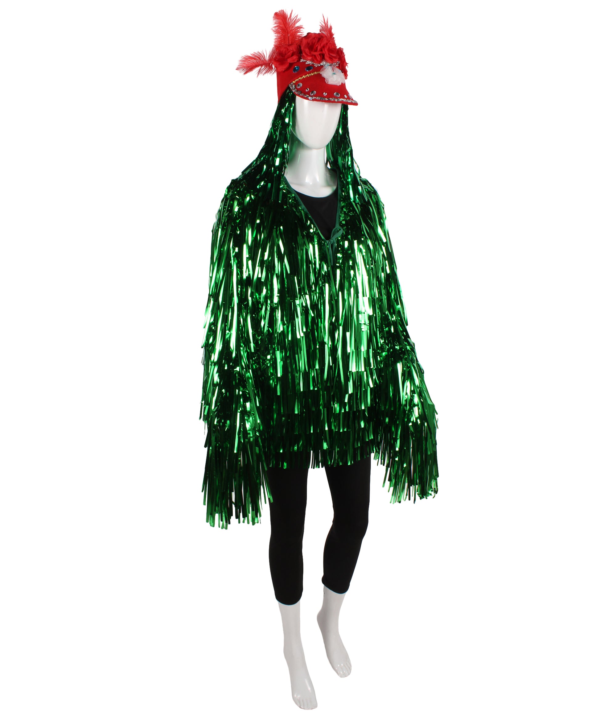 Green DJ Tinsel Costume