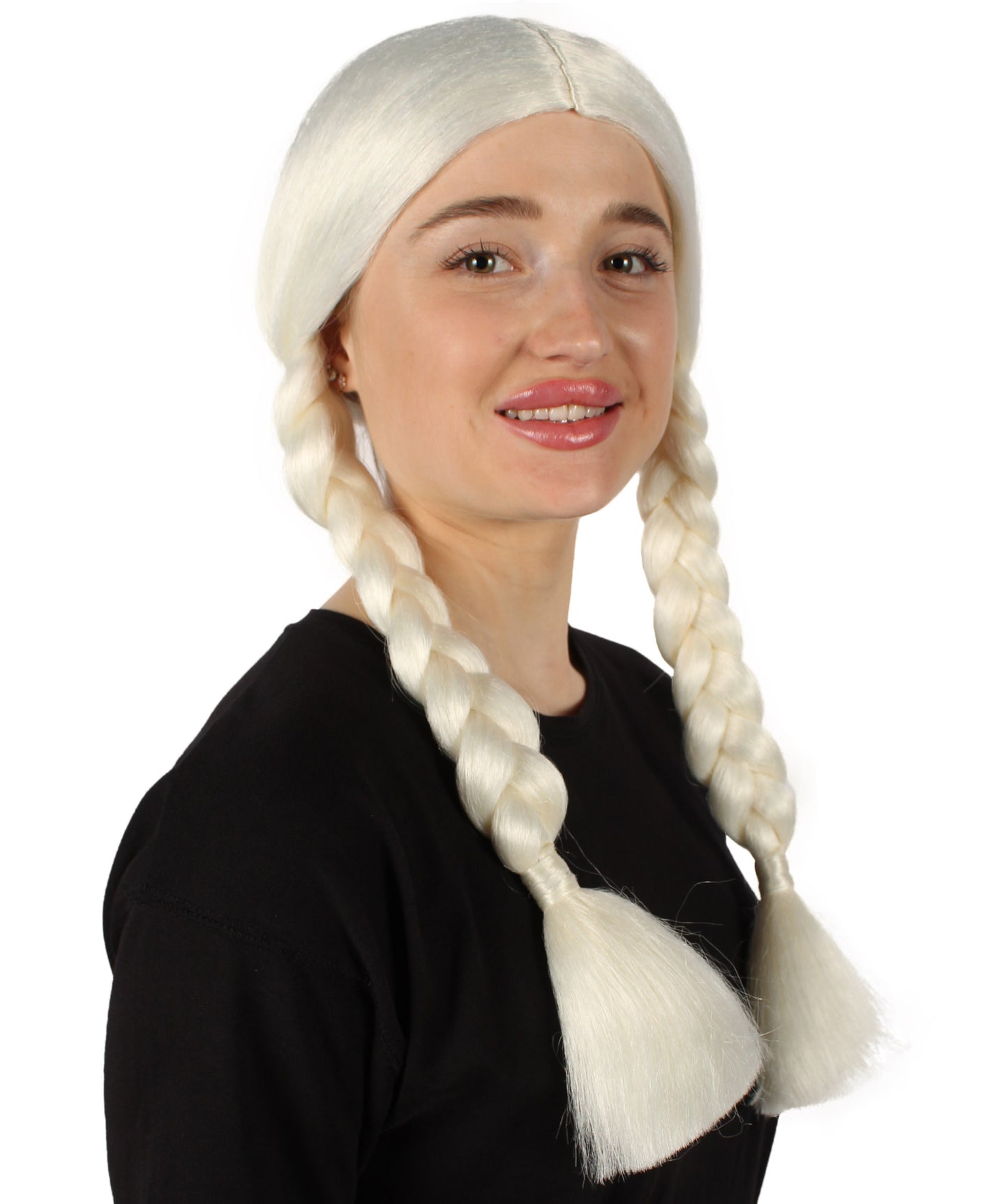 HPO Women's  Braided Gothic Wig | Multiple Color Collections TV Movie Wigs | Premium Breathable Capless Cap