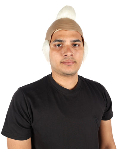 HPO Men’s Tough Black Guy T Mohawk Wig| Perfect for Halloween| Flame-retardant Synthetic Fiber