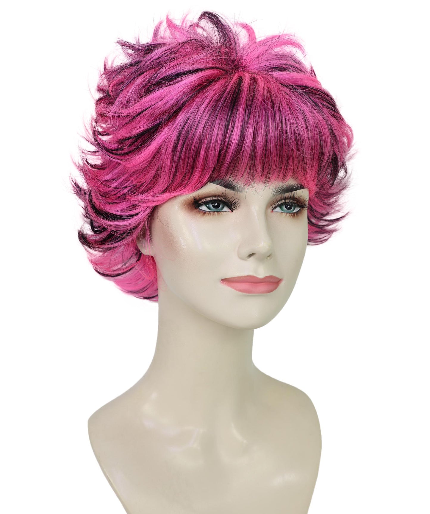 Women’s Layered Short Wig | Stylish Hairstyle | Breathable Capless Cap