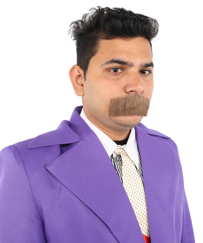 Men's Human Hair Moustache | Facial Hair Multiple Colours Option | HPO