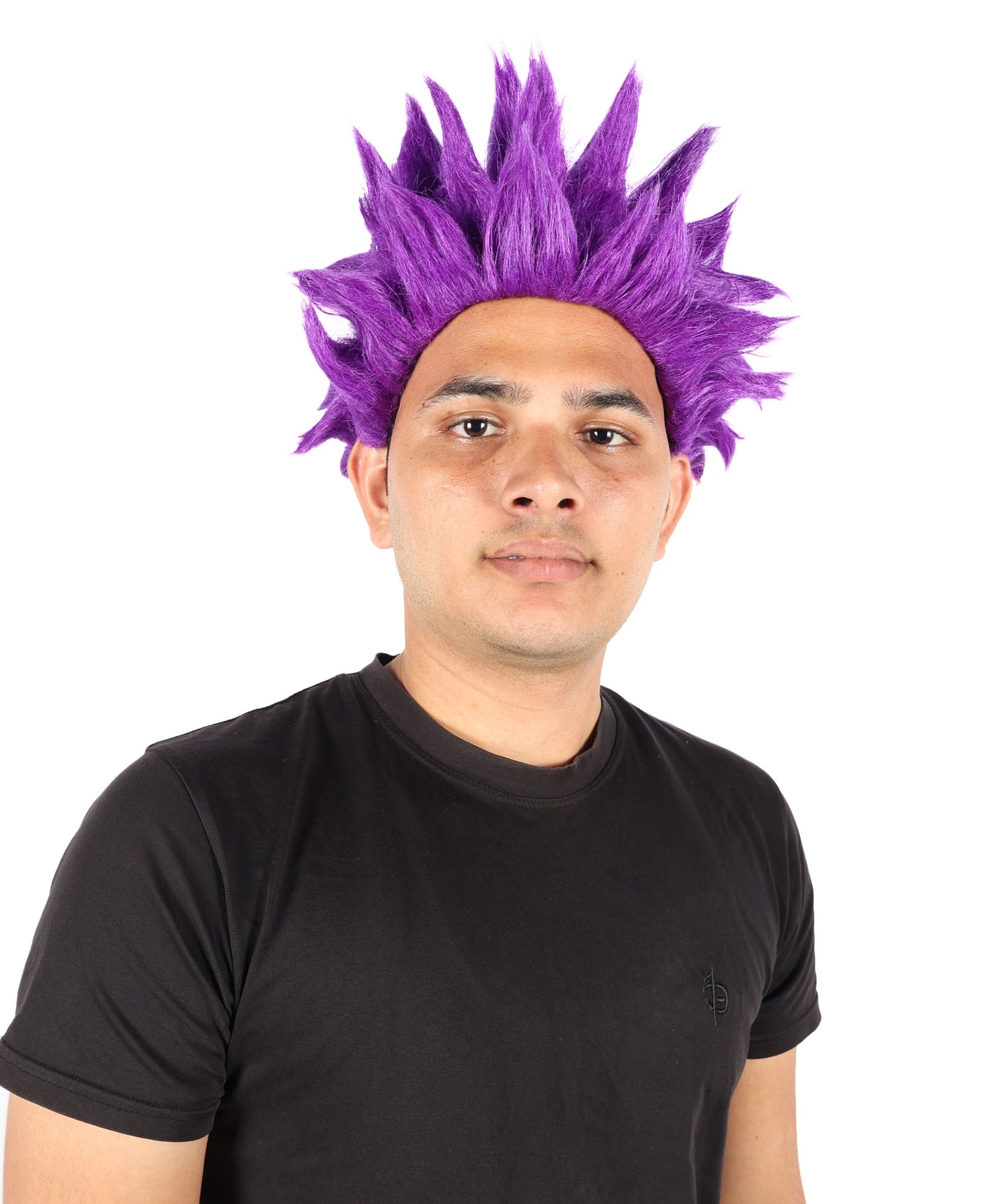 HPO Men’s Anime Young Ninja Nine Tail Yellow Blonde Spiky Wig