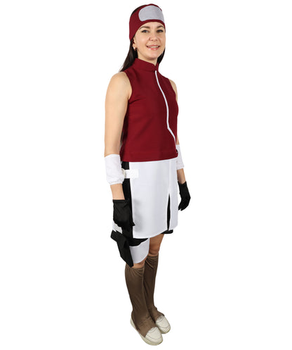 In Spirit Designs Sakura Costume - Pink Ninja Outfit, Perfect for Cosplay and Halloween Fun