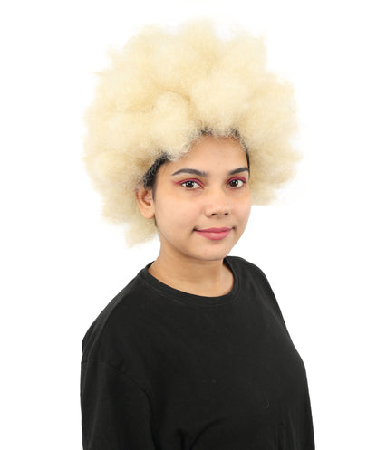 Womens Soldier Movie Afro | Cosplay Wig | Premium Breathable Capless Cap