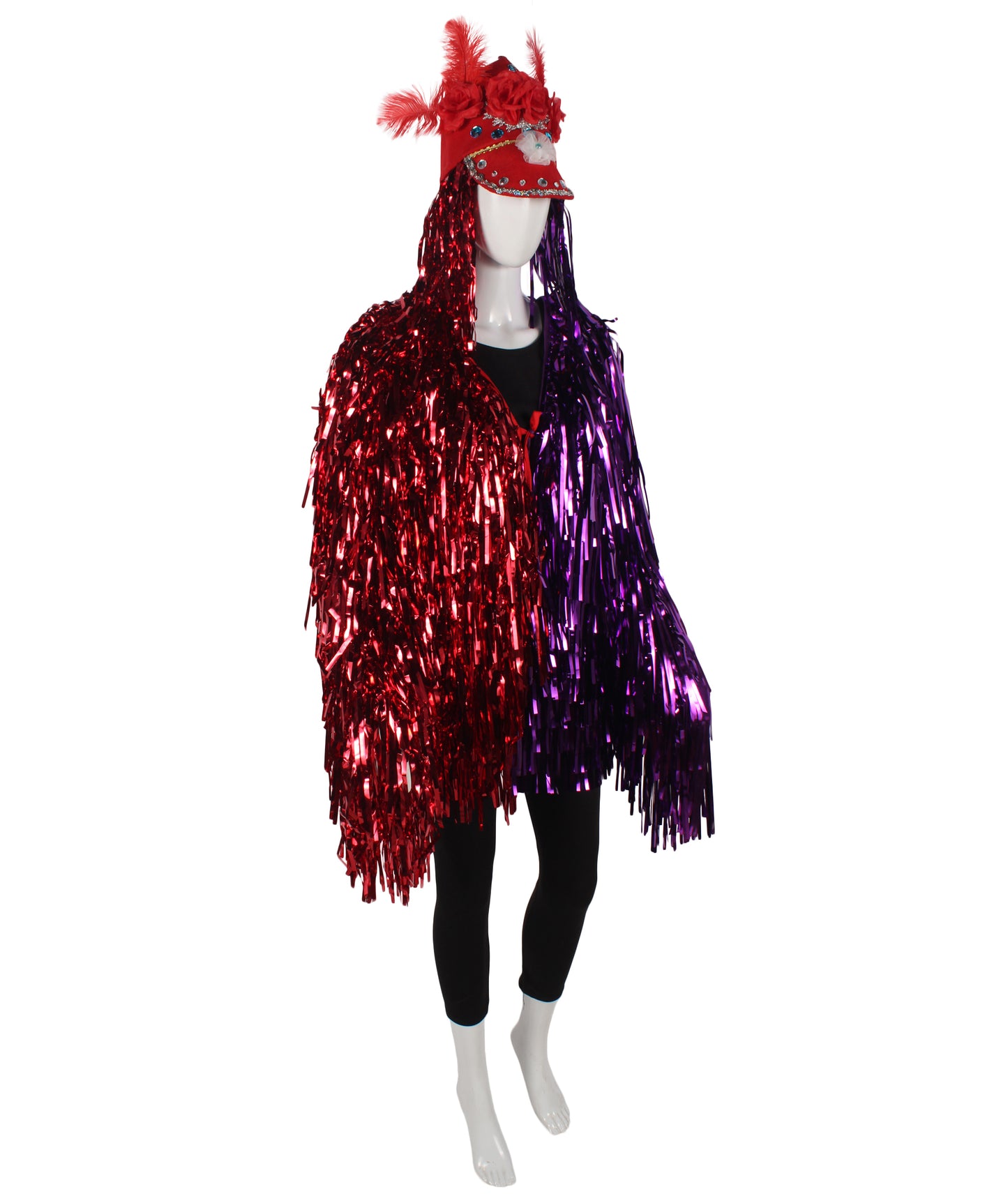 Red/Purple Tinsel Costume