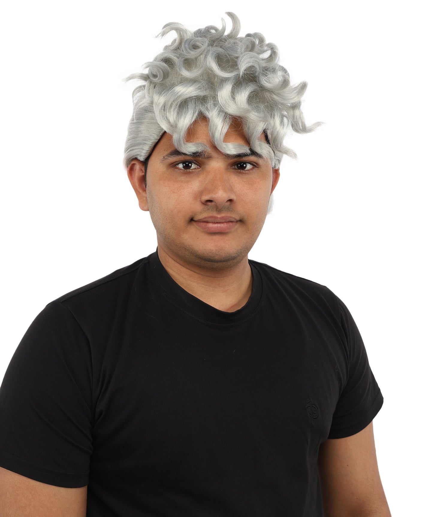 HPO Men’s Dark Brown Wig | Messy, Textured Look for Casual, Fun Styles | Ideal for Halloween, Cosplay and Themed Parties