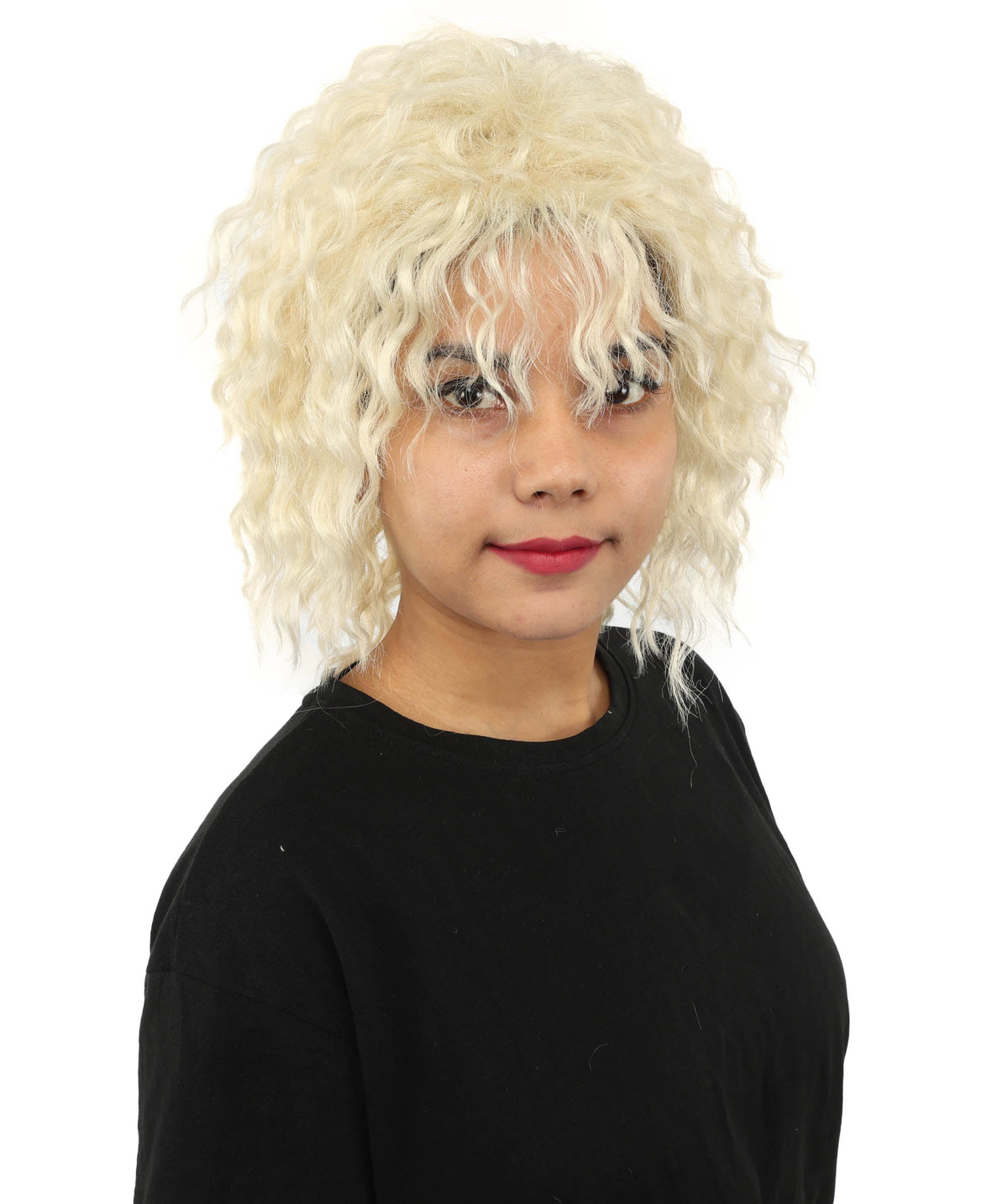 HPO Adult Women's Messy Teased Spiky Wig | Multicolor Options, create of synthetic fiber, extreme textured volume, breathable capless base | Party, Halloween, theater, drag, performance, costume events
