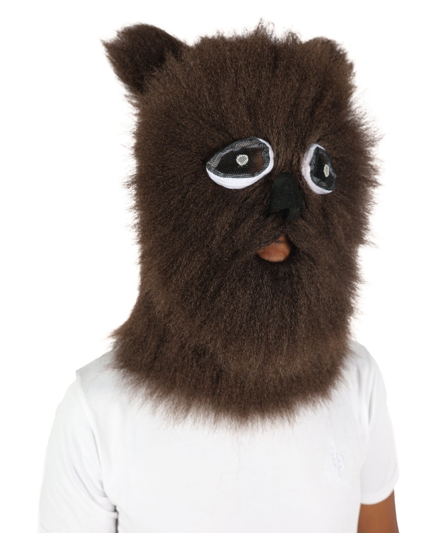 HPO Unisex Medium Brown Grizzly Bear Costume | Best for Halloween| Flame-retardant Synthetic Fabric