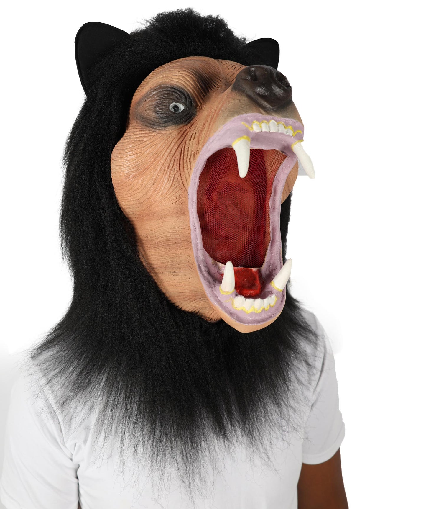 HPO Unisex Fur Animal Multiple Costume, Mask and Bundle – Complete Animal Fur Costume Set for Halloween or Themed Parties – Includes Detailed Fur Animal Outfit and Accessories–Comfortable