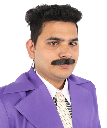 HPO Men's Synthetic Hair Mustache Fancy Facial Hair