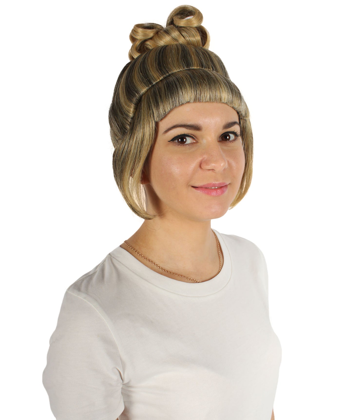 HPO  Women's Halloween Animated Lucy Updo Wig | Multiple Color Options