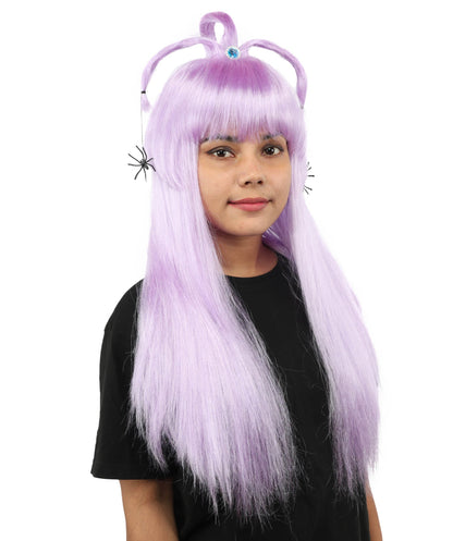 HPO Adult Women's Spider Gothic Sculpted Wig | Multiple Color Options, create of synthetic fiber, architectural spider-leg loops with blunt bangs, breathable base | Party, Halloween, theater, drag, performance, costume events