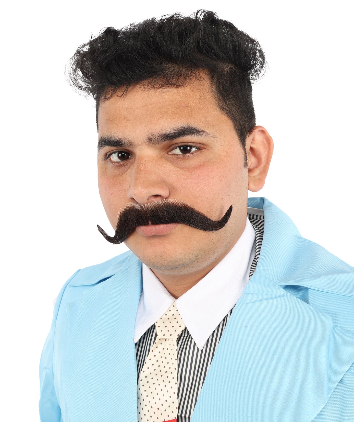 HPO Men's Watson Fake Human Facial Hair Mustache