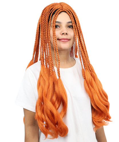 Pre-Stretched Knotless Braiding Hair | 3X French Curl Synthetic Hair for Braids, Crochet Styles, Cosplay, Parties & Stage Performances