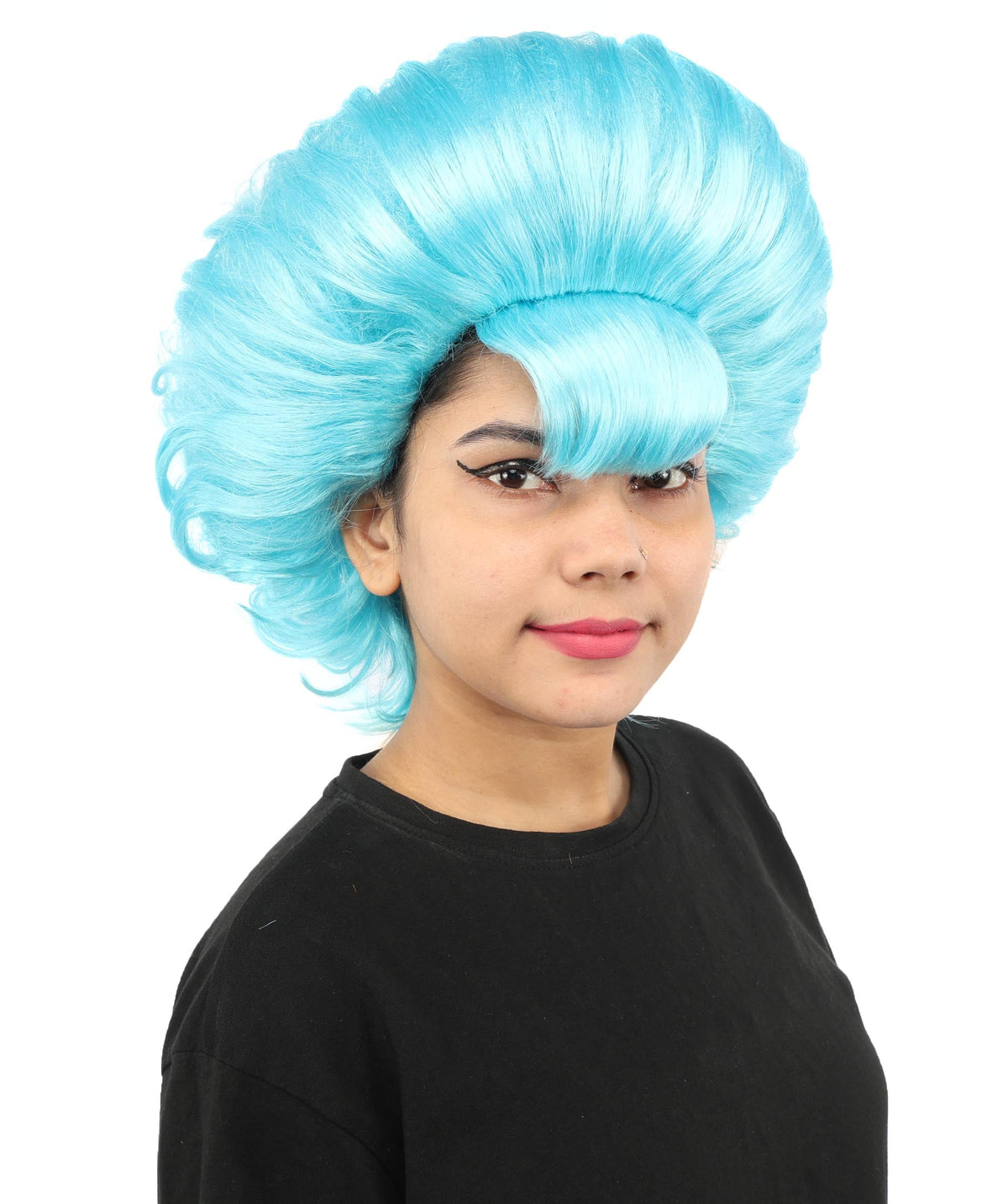 Women's Voluminous Retro Wig | Multiple Color Options, create of synthetic fiber, teased curly volume, breathable capless cap | Party, Halloween, theater, drag, performance, costume events