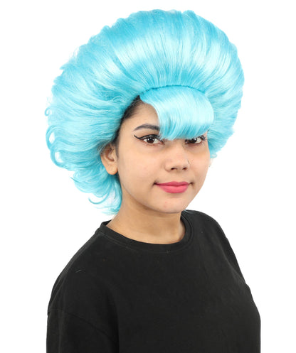 Women's Voluminous Retro Wig | Multiple Color Options, create of synthetic fiber, teased curly volume, breathable capless cap | Party, Halloween, theater, drag, performance, costume events