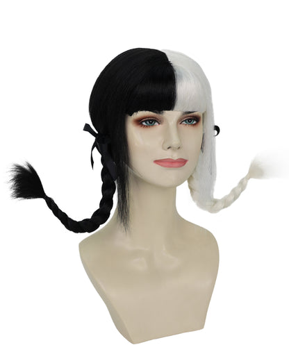 Singer Womens Ponytail Wig | White & Grey Celebrity Wig | Premium Breathable Capless Cap
