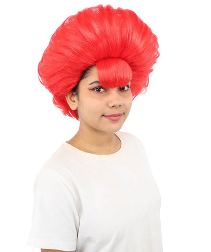 Women's Voluminous Retro Wig | Multiple Color Options, create of synthetic fiber, teased curly volume, breathable capless cap | Party, Halloween, theater, drag, performance, costume events