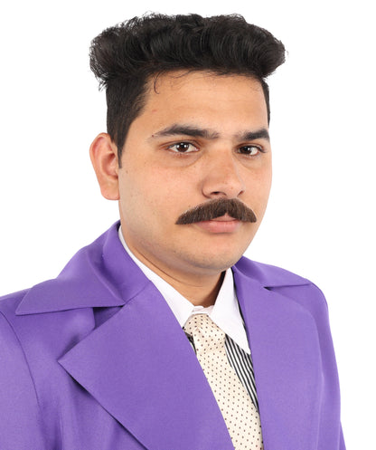 Men's Human Hair Moustache | Facial Hair Multiple Colours Option | HPO