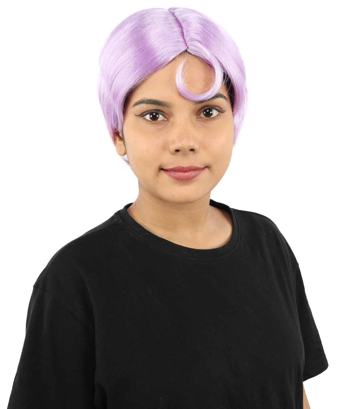 HPO Adult Women’s 10-Inch Short Wig | Multiple Color Options | Celebrity Hairpiece for Costume, Cosplay, and Themed Parties | Sleek and Modern Hairpiece for Versatile Looks