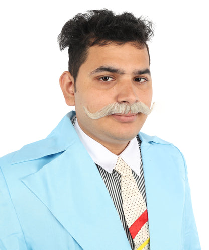 HPO Men's Watson Fake Human Facial Hair Mustache