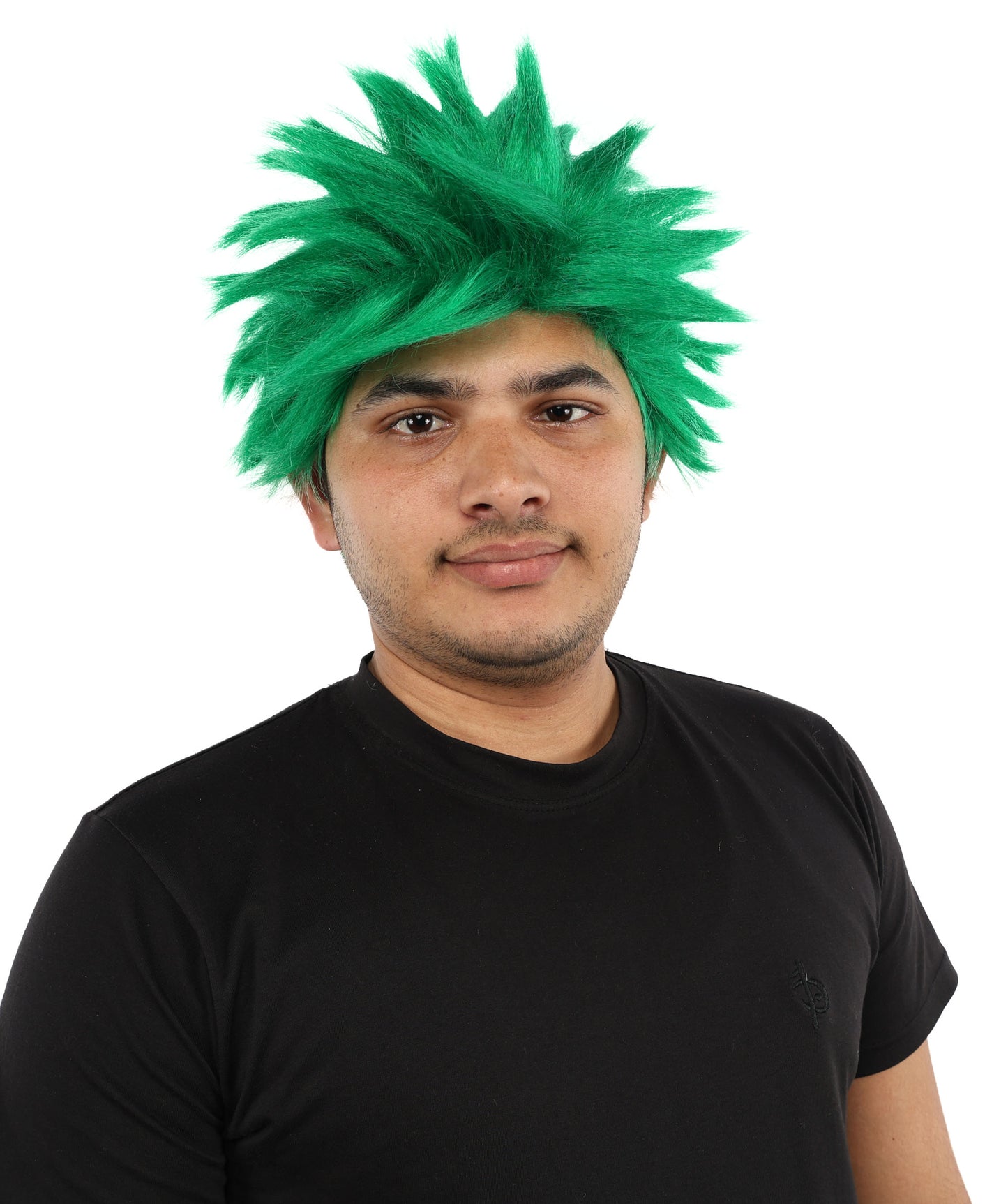HPO Adult Men's Japanese Superhero Manga Spiky Wig |  Multi Color Options