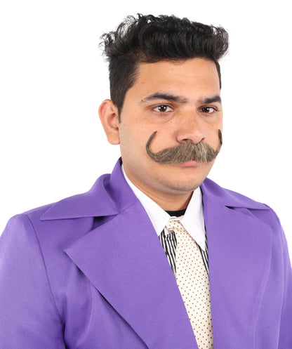 Men's Watson Synthetic Hair Moustache | Facial Hair Multiple Colour Options | HPO