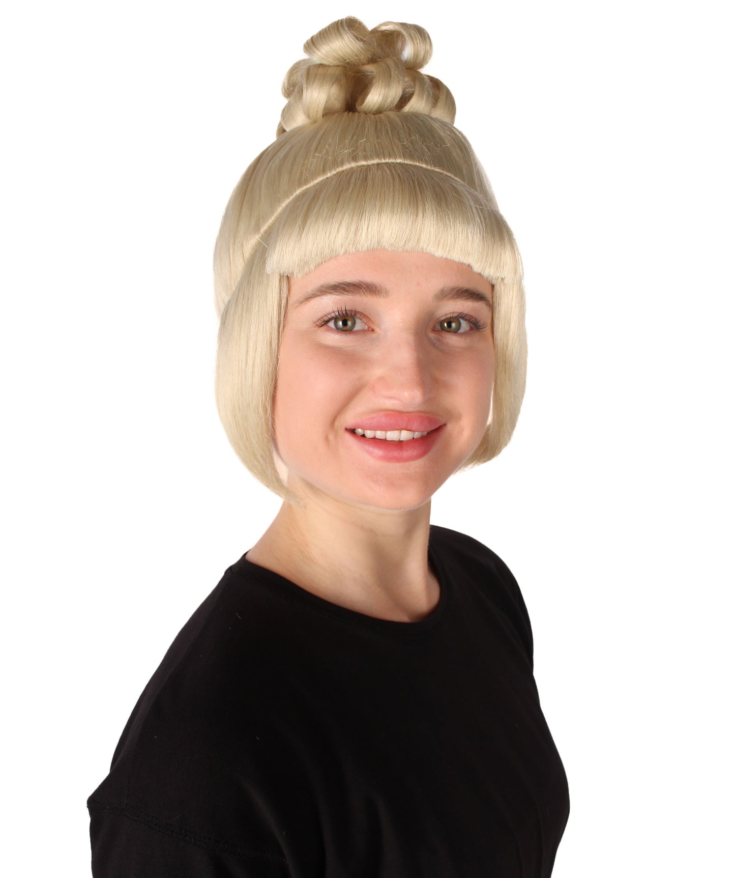 HPO  Women's Halloween Animated Lucy Updo Wig | Multiple Color Options