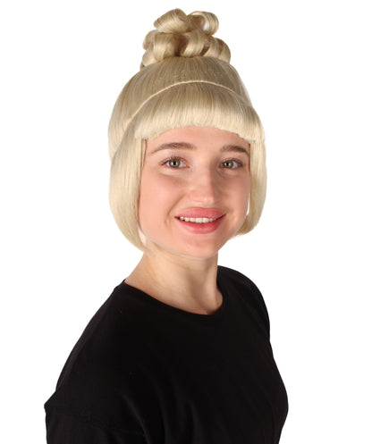 HPO  Women's Halloween Animated Lucy Updo Wig | Multiple Color Options