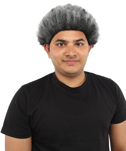 HPO Men's Wild Rocker Wig | Multicolor Options | Voluminous Frizzy Heavy Metal Hair, Two Tone Gradient & Breathable Cap | Halloween, Rock Troll Roleplay, 80s Costume, Theater & Concert Events