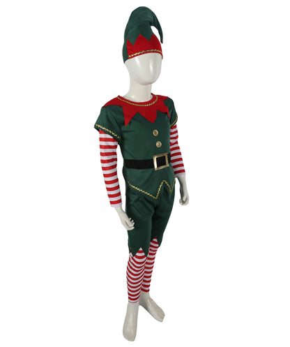 HPO Adult & Teen Men’s Christmas Elf Inflatable Costume | Festive Holiday Cosplay & Party Outfit