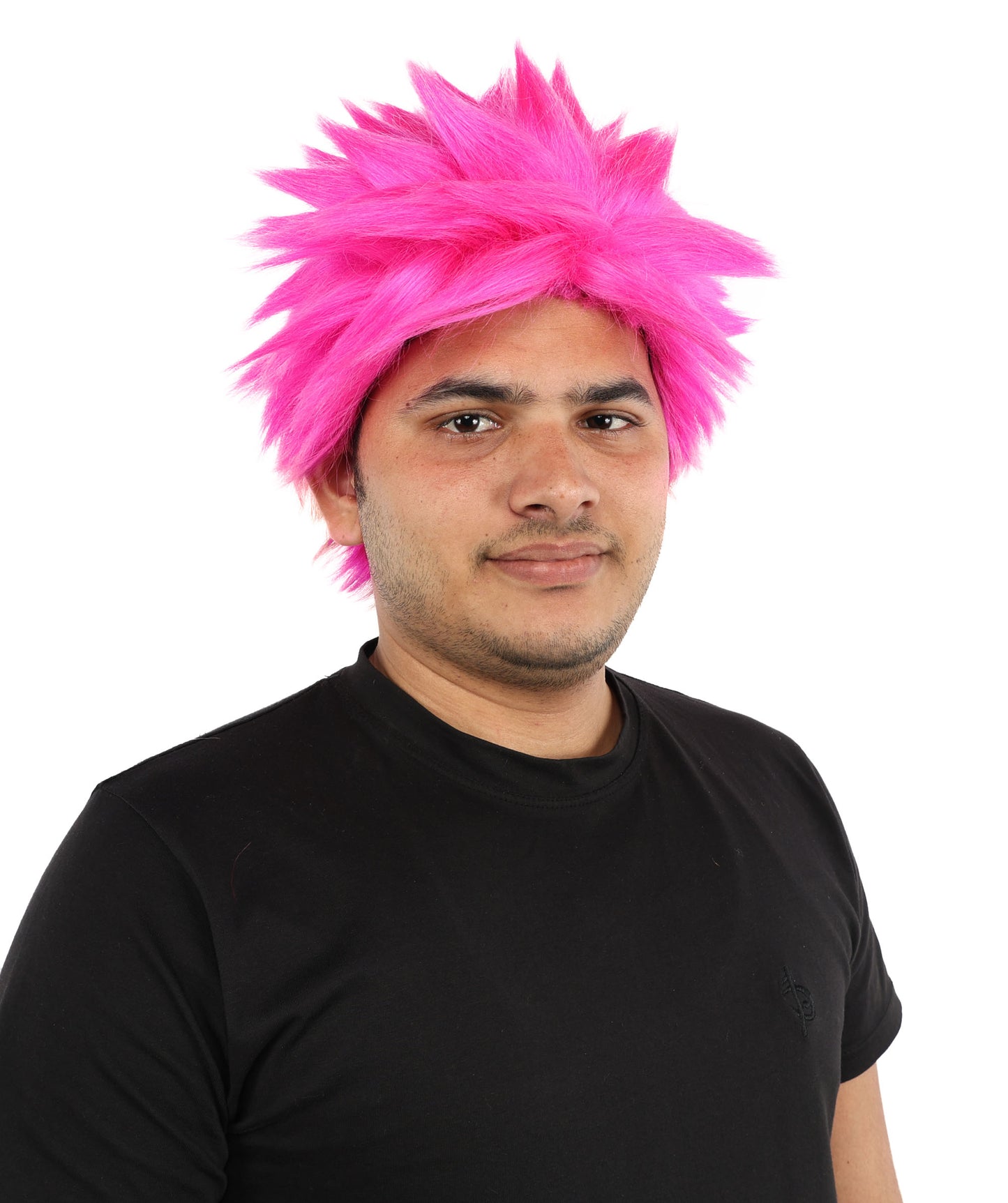 HPO Adult Men's Japanese Superhero Manga Spiky Wig |  Multi Color Options