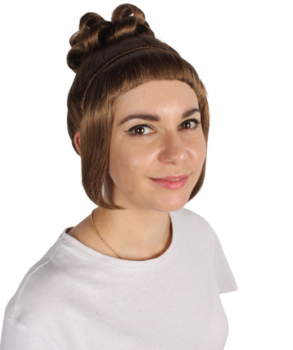 HPO  Women's Halloween Animated Lucy Updo Wig | Multiple Color Options