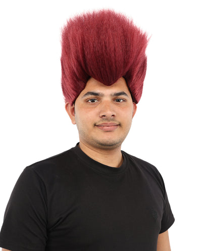 Hades God of Death |Multiple Color Fake Flame Spikes | Premium Halloween Wig