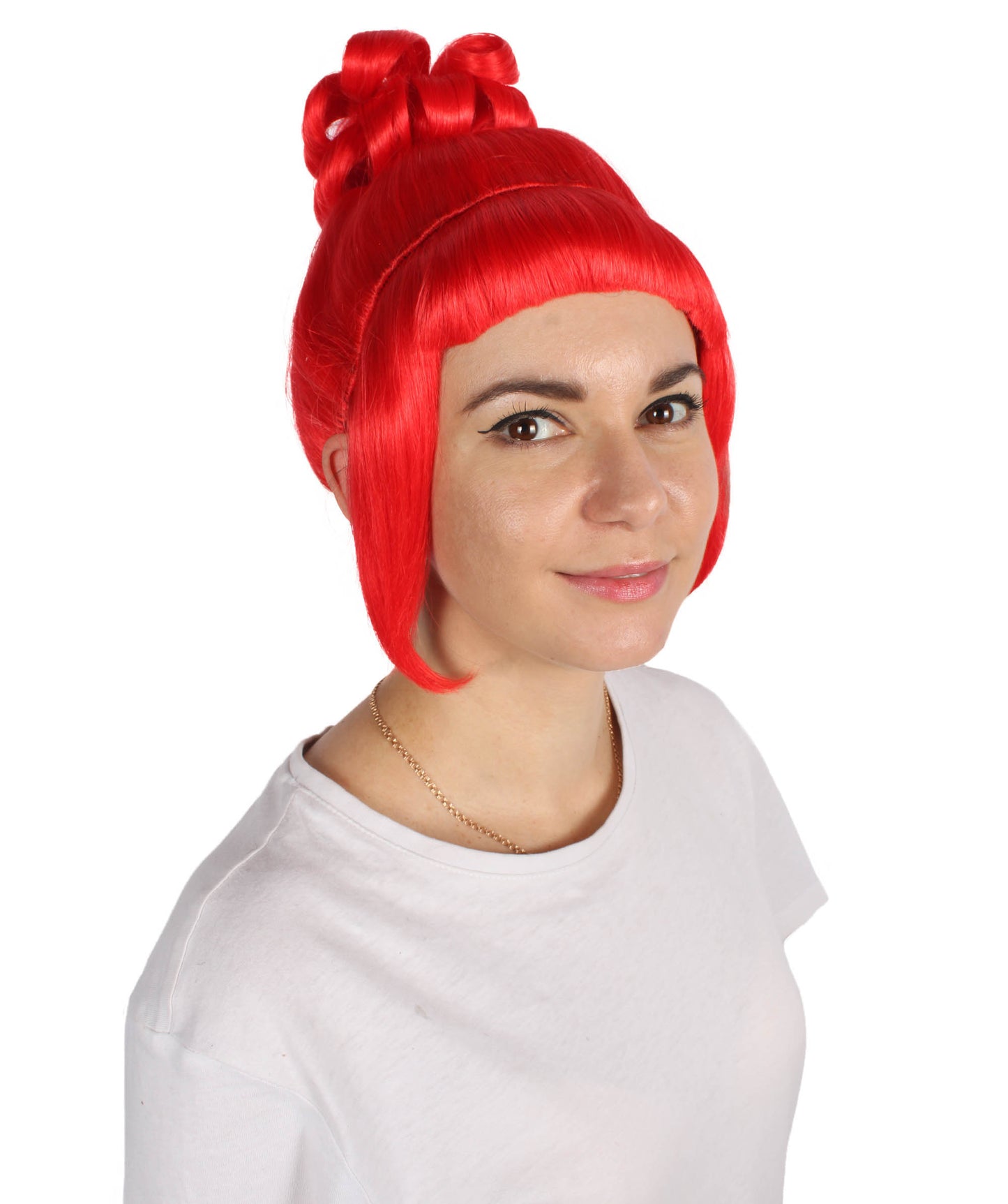 HPO  Women's Halloween Animated Lucy Updo Wig | Multiple Color Options